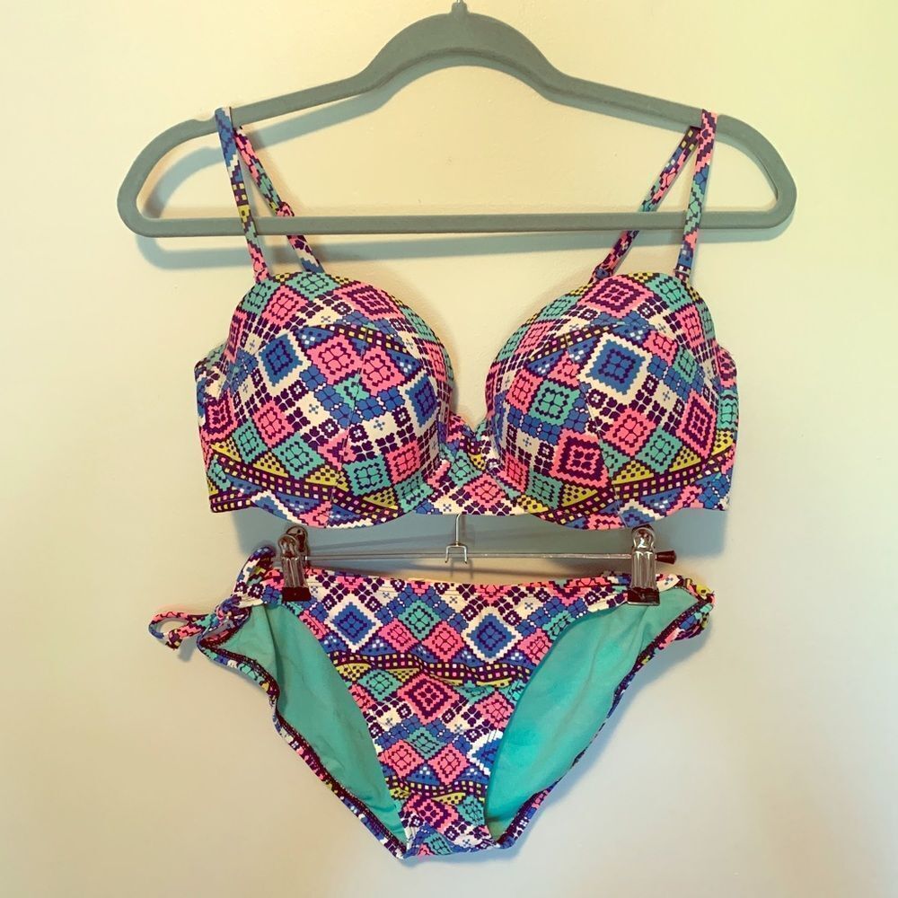 Tribal print bikini